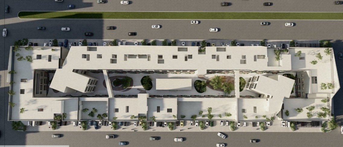Architect_Aala's tweet photo. مشروع سكني على مساحة 10,000 م².
كان الهدف رفع نسبة المساحات القابلة للبيع إلى 75%،
لكن الفكرة المبتكرة أوصلتنا إلى 80%
مع الحفاظ على جودة التصميم وقيمة الوحدات السكنية.
فكرة بسيطة:
الدور الارضي والاول تاون هاوس بمداخل مباشرة،
تعلوه شقق سكنية تُخدم عبر بطاريات حركة بدخول مباشر للادوار العلويه داخل المشروع.
وحدائق مشتركة ترفع جودة الحياة للسكان وتخلق مجتمع.