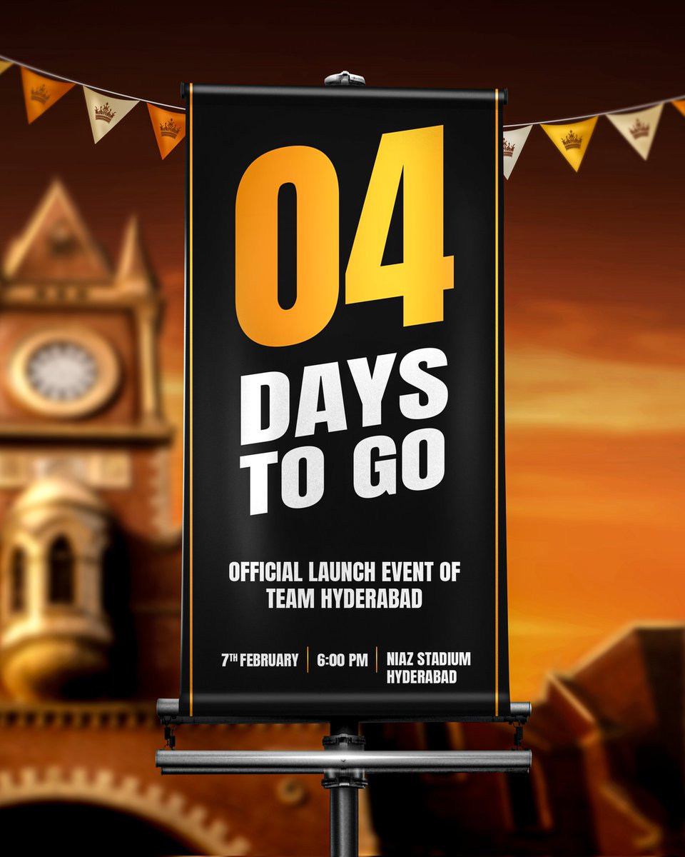 Just 4 days left! 🎇

Lights, celebrations, and the big reveal, all happening at Niaz Stadium! ✨

🗓️ 7 Feb | 🕕 6 PM

Will you be there for the magic? 🔥