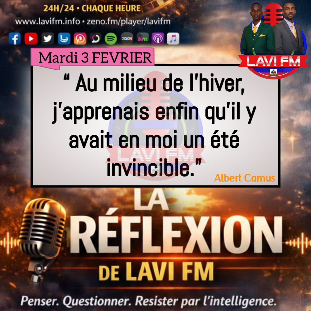 LA RÉFLEXION DE LAVI FM