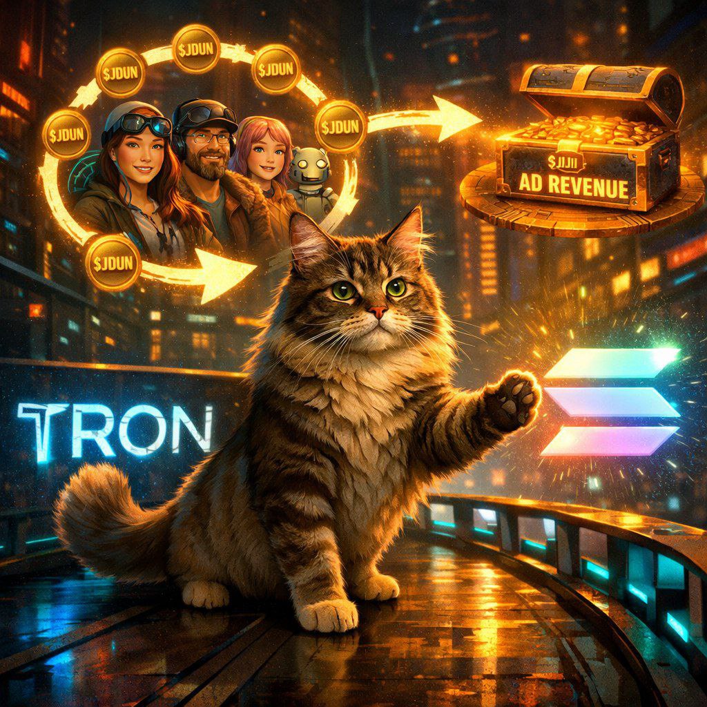 JdunKitty's tweet photo. 💎 BRINGING CLARITY: A MESSAGE FROM THE $JDUN TEAM
Dear community, we understand your questions. Yes, there has been a lull on our side recently — we took a short break for strategic planning. We sincerely apologize for this silence. Thank you for staying with us.

Now, what is $JDUN really about?
We have created not just a game or a meme token. We have built a sustainable economic model where everyone wins: both the players and the project.

What is the developers' interest?
It's no secret that projects in the crypto-gaming niche secure advertising contracts. Our interest is to use these funds not for personal enrichment, but to buy back $JDUN tokens from the market and distribute them among you, our players.

How does it work?

1. You play: farm tokens, invite friends, participate in activities.
2. You receive rewards in $JDUN for your efforts.
3. Every two weeks, you can withdraw and sell your tokens.
4. We direct advertising revenue to purchase tokens from the market, which are then redistributed among active participants.

This makes $JDUN unique:

· Not just promises of a listing — but real, regular payouts.
· Not a pyramid — but a cyclical economy backed by external advertising contracts.
· Your efforts = real income ($5, $10, $100, $1000 — all depends on your activity).
· Developers do not withdraw funds — they reinvest them into token sustainability and your rewards.

We offer more than just a game. We offer a fair system where value is created together and distributed among those who create it.

Important technical update:
We have fully migrated to the Solana blockchain for speed, low fees, and seamless payouts.

With love and faith in our shared future,
The $JDUN Team 🐱

Play and start earning: 👉 https://t.co/tN9knjiEmV

#JDUN #Announcement #Economy #Solana #Fairness #Earn #Game #Web3