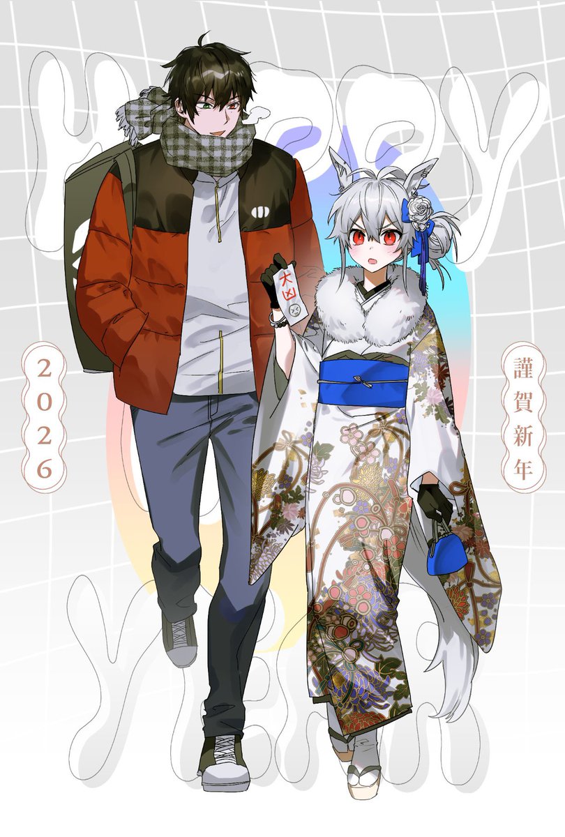 こちらの新年記念イサ(にょ)のポストカード
こげぱんさんのスペースで無配する予定です
よろしくお願いします🙇