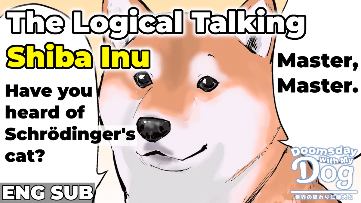 Seka_Shiba's tweet image. A viral sensation!🐾

The "slightly strange" daily life of a girl and her cute Shiba Inu wandering the apocalypse.

Watch full video here!👇
"The Logical Talking Shiba Inu"
youtu.be/KovsagZ1XEE
(English subs available!)

#SekaShiba #DoomsdayWithMyDog #Anime
