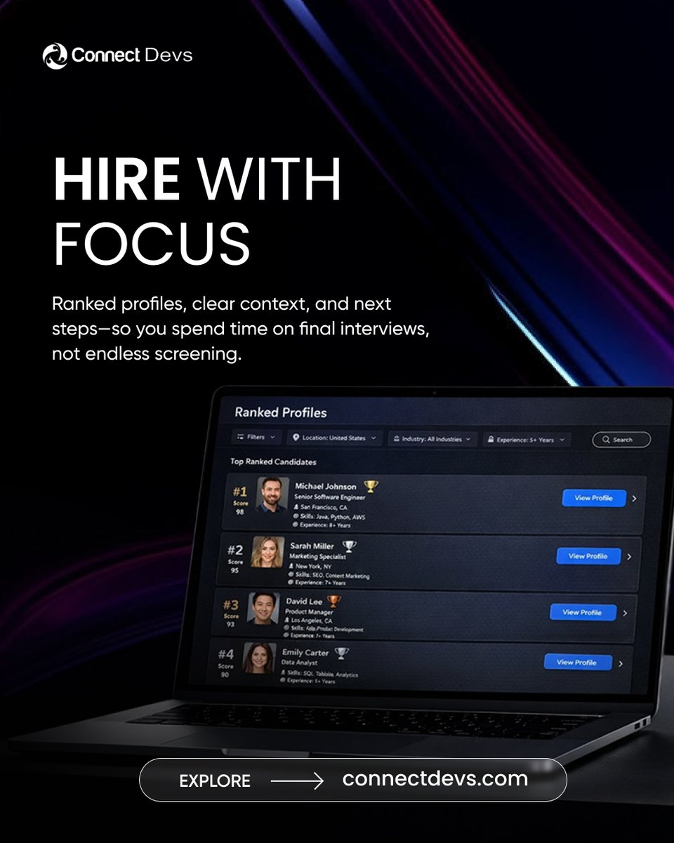 ConnectDevs - AI recruiter tweet media