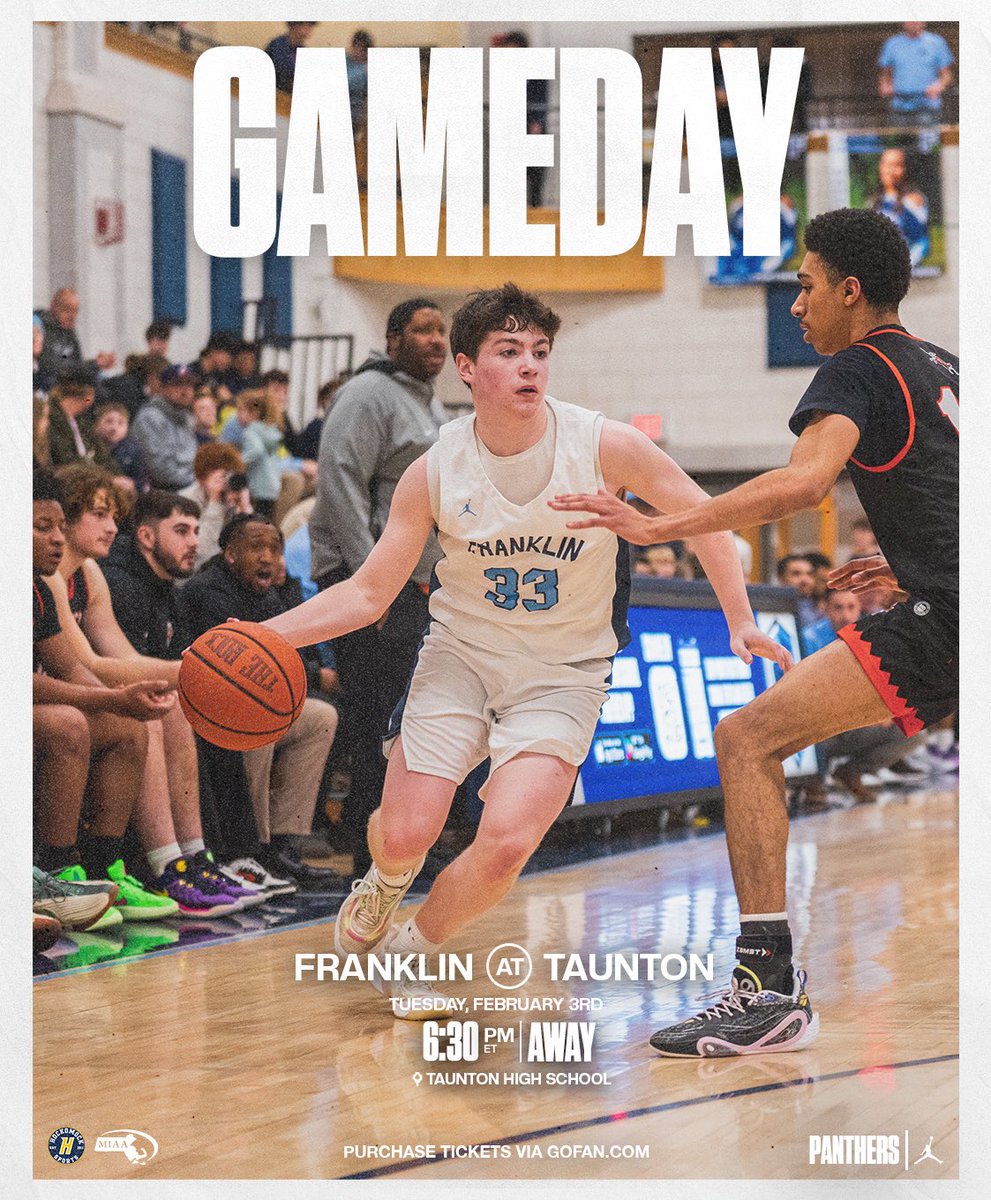 fhsboysbball's tweet photo. Gameday on the road 

@ Taunton   
⏰ 6:30 PM | 🚍AWAY 
📍Taunton High School  
 
JV | 5:00 PM 
FRESHMAN | 3:45 PM 

🎟️ Purchase tickets via https://t.co/lopGzfRzc4 https://t.co/3QwqcrJ8s1