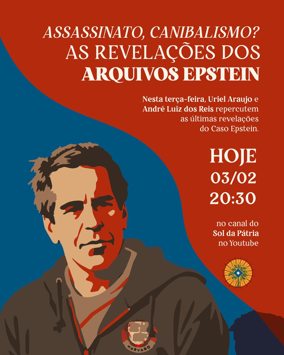 Conversa ao vivo com <a href="/urielirigaray/">Yuri</a> e <a href="/andrevbt/">André Luiz VBTR</a>.

Hoje, às 20h30, no canal do Sol da Pátria no Youtube.