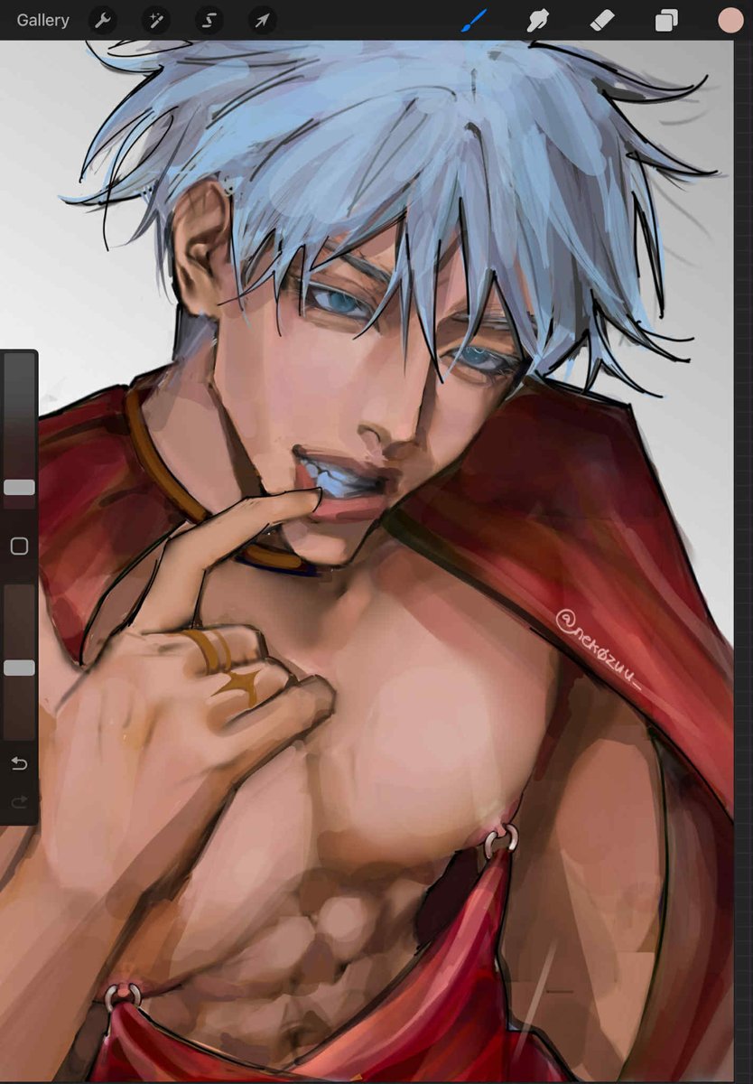 nekozuu_'s tweet image. that chappell roan outfit #jjk #gojo