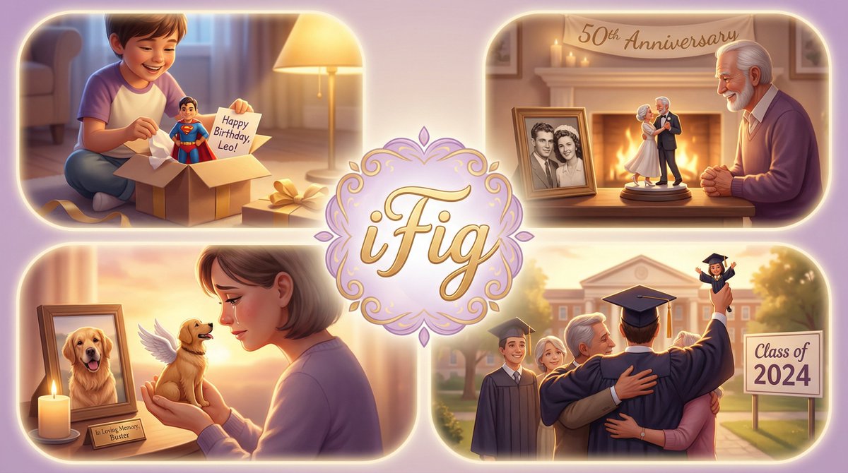 🎁 The perfect gift doesn't exist.
Until you create it yourself.
Turn your favorite photo into a one-of-a-kind 3D figure:
• Birthdays
• Anniversaries
• Pet memorials
• Graduation gifts
Make memories tangible with iFig. ifig.top
#PersonalizedGifts #CustomFigures