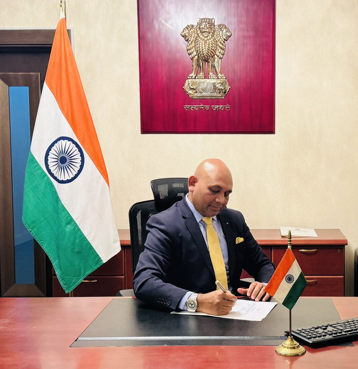 Amb. Abhay Kumar tweet media