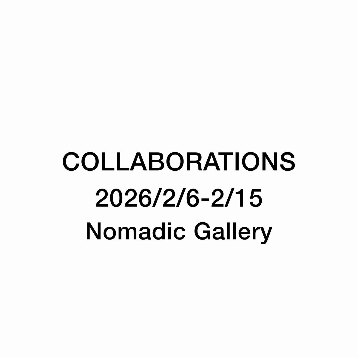 oginoryosuke's tweet photo. 【グループ展のお知らせ】「COLLABORATIONS」2/6 (金) - 15 (日)14:00-21:00 井上修志／岩里杏美／大原由／荻野僚介／利部志穂／恐竜君／キンマキ／坂本茂乃／佐藤克久／佐藤正樹／柴崎和也／中谷ミチコ／中澤瑞季／根本祐杜／波多みちる／水戸部七絵／森田浩彰／若林勇人 https://t.co/8wNpznlili