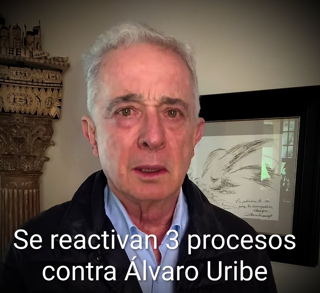 Se reactivarán procesos contra Álvaro Uribe. Los casos son: la masacre del Aro, La Granja y el homicidio del defensor de derechos humanos, Jesús María del Valle.
Alvarito mijito, a veces la Justicia se demora pero llega.