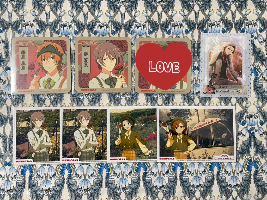 交換】SideM 西武園ゆうえんち コースター ブロマイド 譲▷春名 夏来