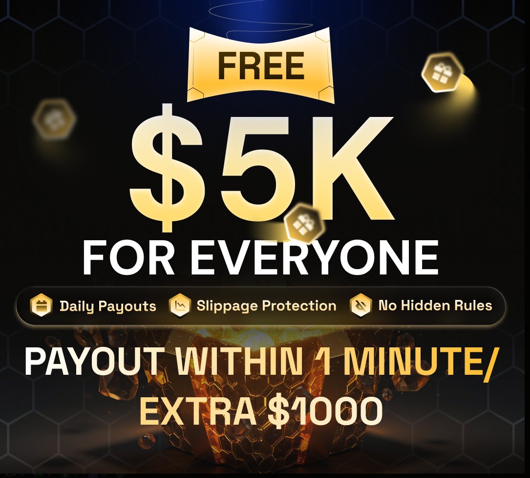 🚨 FREE $5,000 ACCOUNT FOR EVERYONE 🚨

How to Claim 👇

1️⃣ Follow <a href="/Armaan83876/">Prop trader zone</a>

2️⃣ Repost 🔁

3️⃣ Tag 3 trader friends 👥

4️⃣ Join our Discord to claim 🎯
discord.gg/SKrD8yzXn

5️⃣Join Telegram in Bio.

⏳ Limited-time opportunities