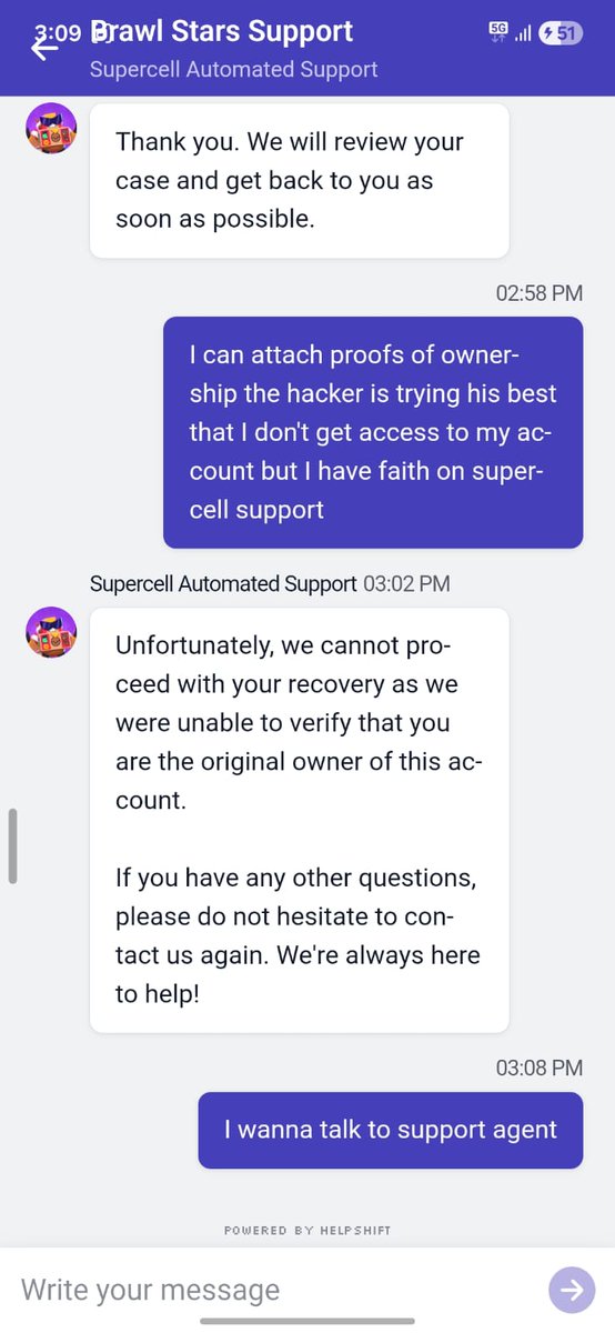 My account got hacked and support isn't recognising me as the orginal owner after all proofs please help me out, I've played since global release and I don't wanna lost it <a href="/Dani_Supercell/">Dani</a> <a href="/MarzioBaca/">Marzio</a> <a href="/FTMKeienburg/">Frank™ KEIENBURG 🏳️‍🌈</a>