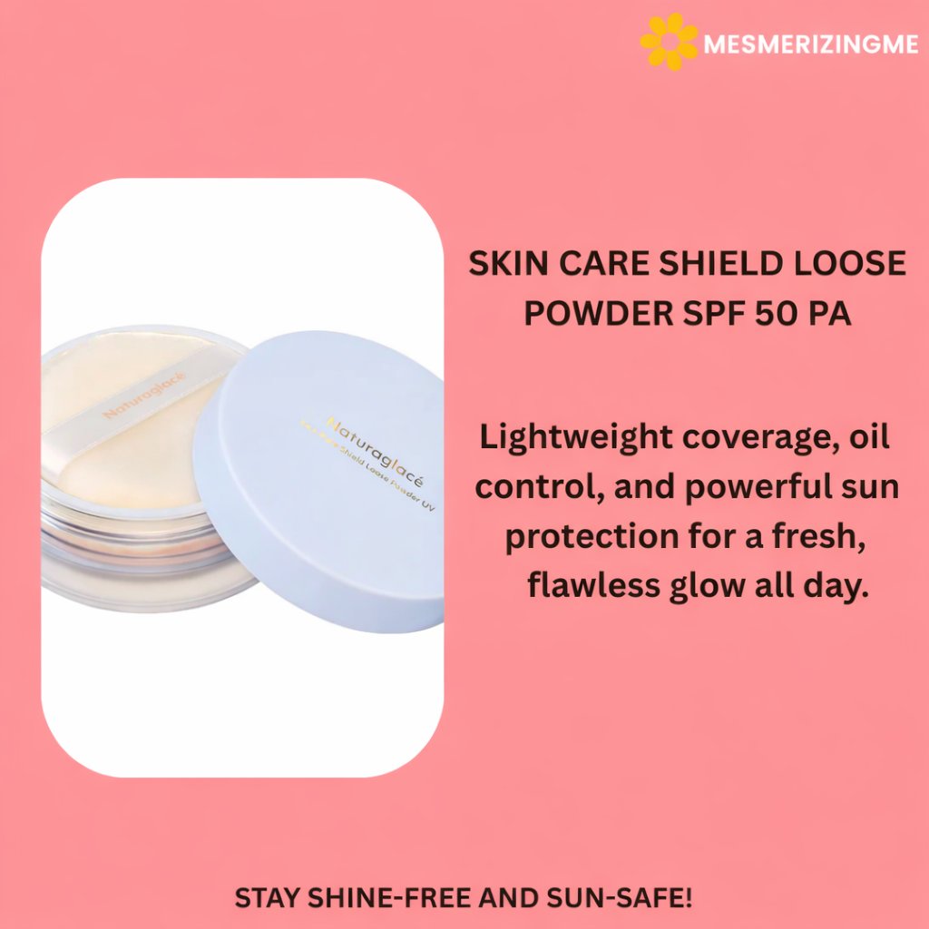 Mesmerizngme's tweet image. Skin Care Shield Loose Powder Spf 50 PA

Controls oil, blurs pores, and protects your skin for a confident, radiant look. Protect your skin with Mesmerizing Me✨

#SkinCareShield #makeuppowder #shieldpowder #SPF50PA #powderspf50pa #skincare #SkincareEssentials
