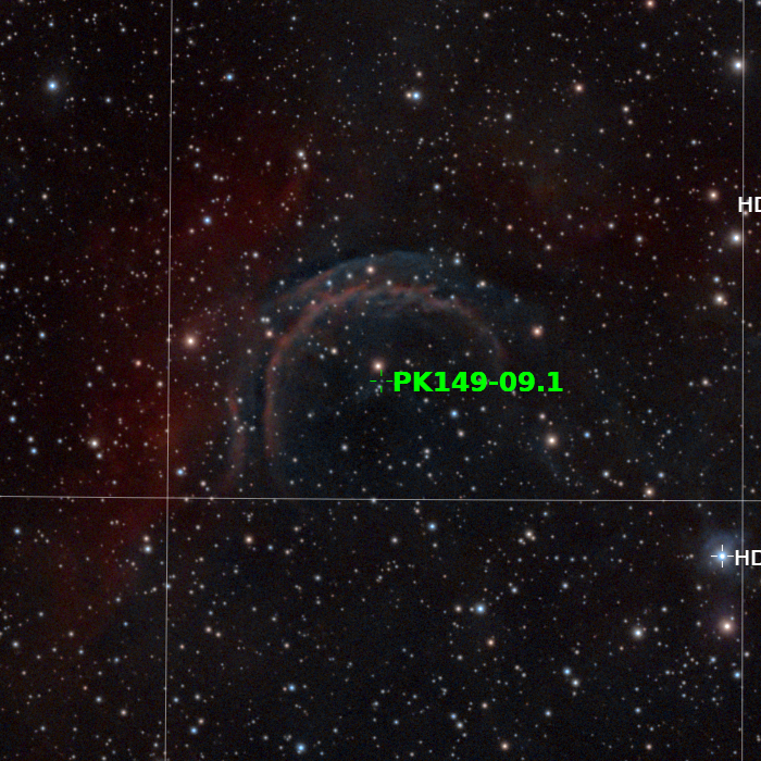ohzak1's tweet photo. 惑星状星雲: HDW 3 (Hartl-Dengel-Weinberger 3, PK 149-09.1)
L-eXtreme F2
300s x 120, gain120
総露光時間10時間
割と淡いが,いい感じに仕上がった
中心星は明るい星の下の小さい星で,アノテーションの十字の中心の星
#RASA8 https://t.co/m9eQoJNVsZ