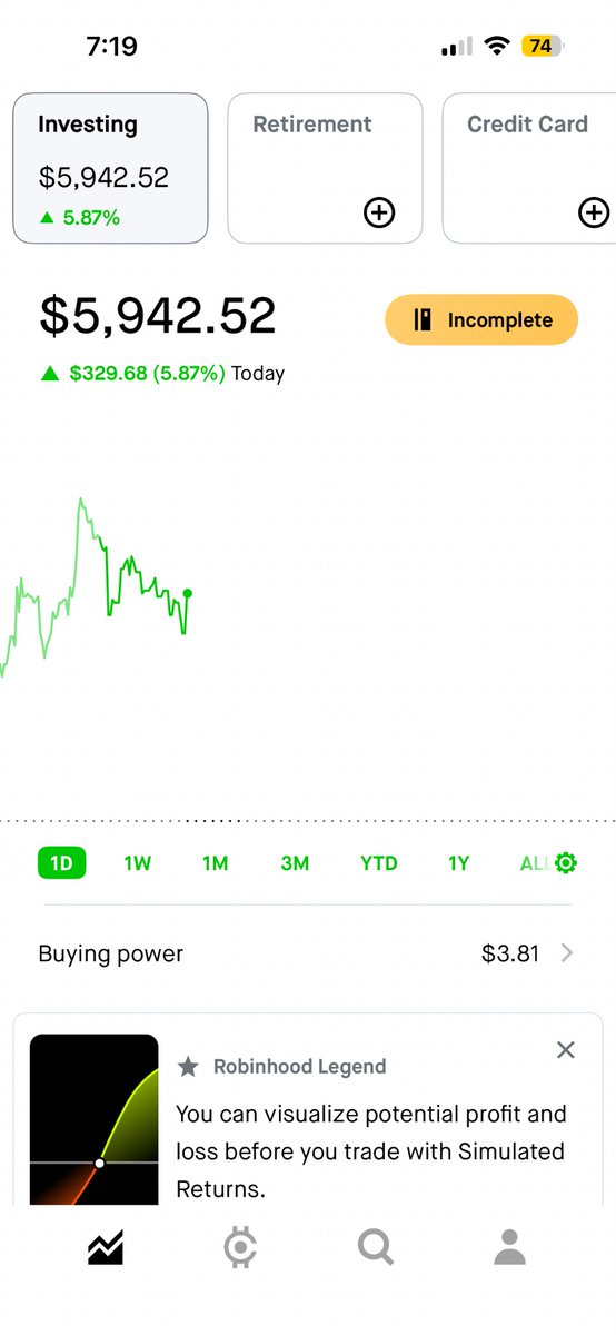 TPolk2Raw's tweet photo. Still holding, just don’t want to lose that invested money even if it takes a little bit. Should’ve gotten out and bought back in to rare earths yesterday evening because every morning it has pumped and dropped. Would make easyyyyy money in between the lines yall… FCKK https://t.co/4KIge3RU5M