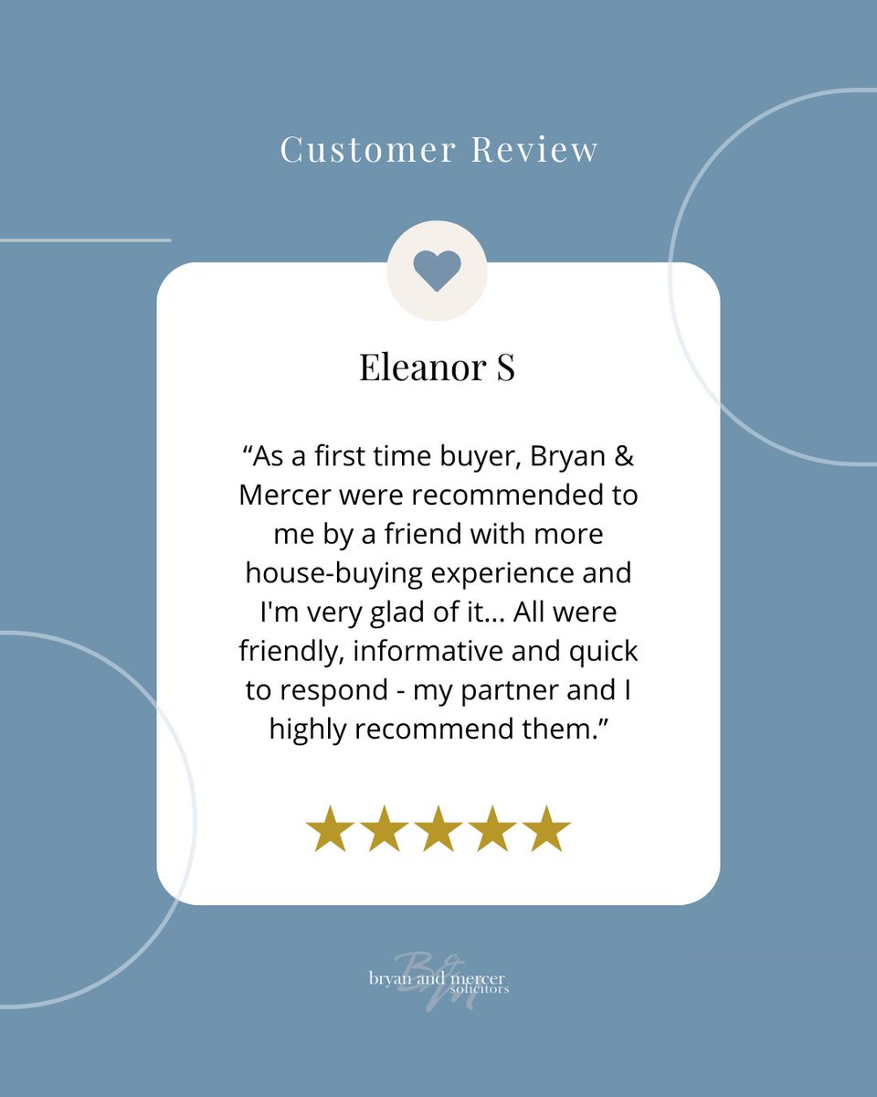 Thank you so much for the #googlereview!

If you are planning a property purchase or sale and would like to find out more about our services, please reach out to: enquiries@bryanandmercer.co.uk
⁠
#StAlbansSolicitors #StAlbansProperty #ConveyancingUK #HomeBuyingUK #PropertyLawUK
