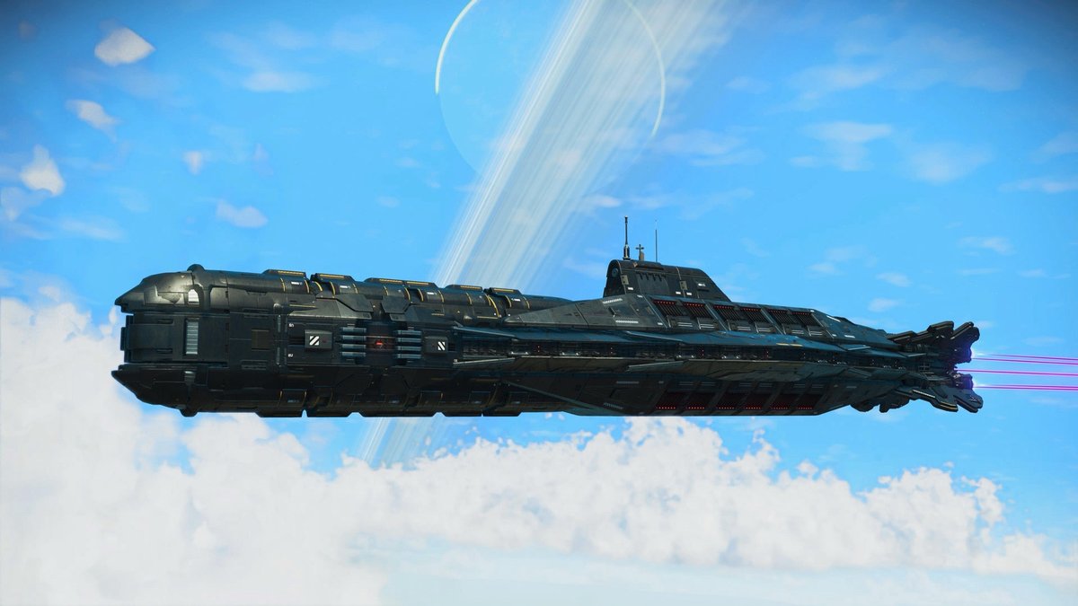 ACE_RM5M's tweet image. 昨年作った潜水艦型コルベットを再構成してみた！
#NoMansSky
#ノーマンズスカイ