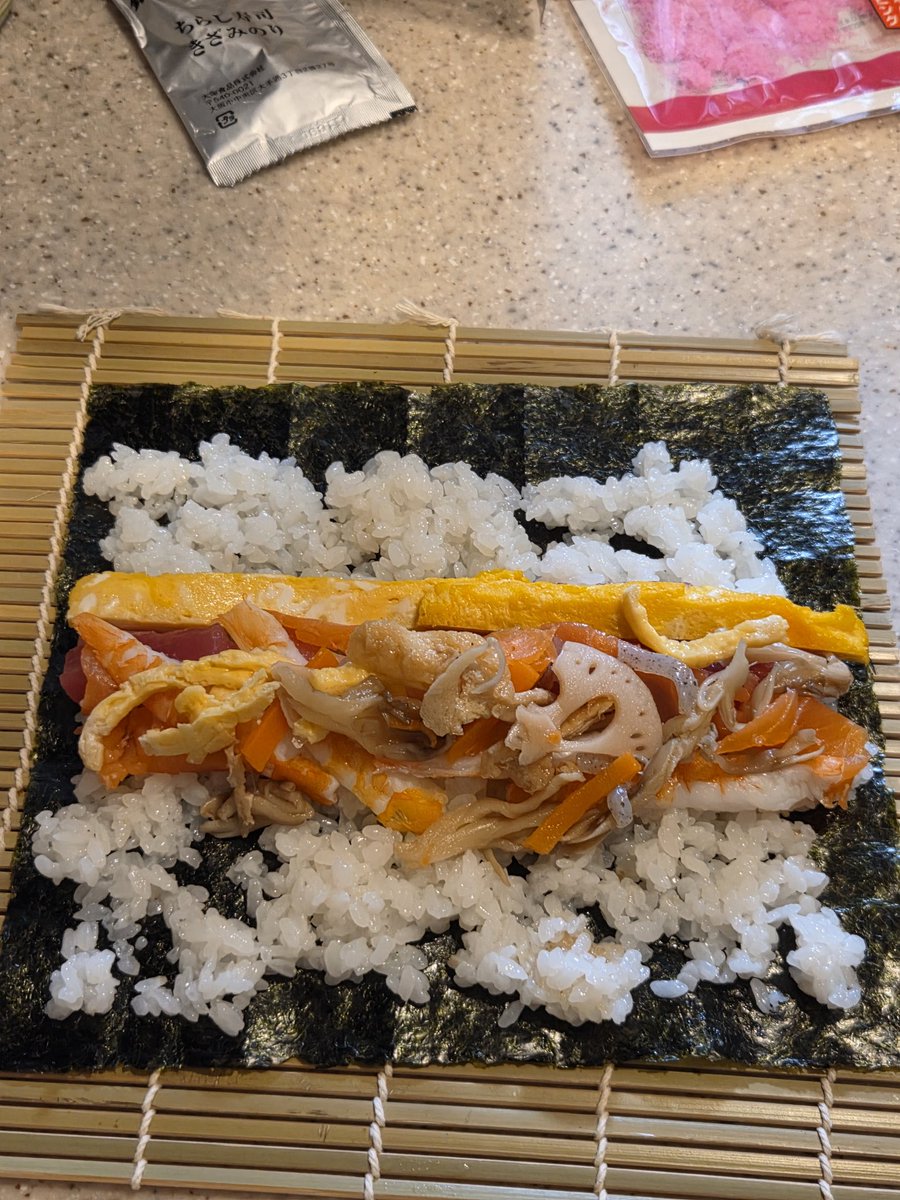 巻いてます
