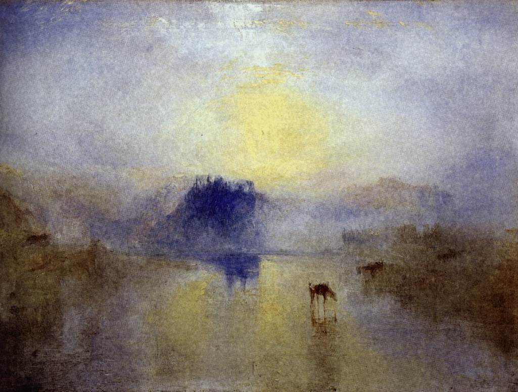 Norham Castle, Sunrise #artbots #turner