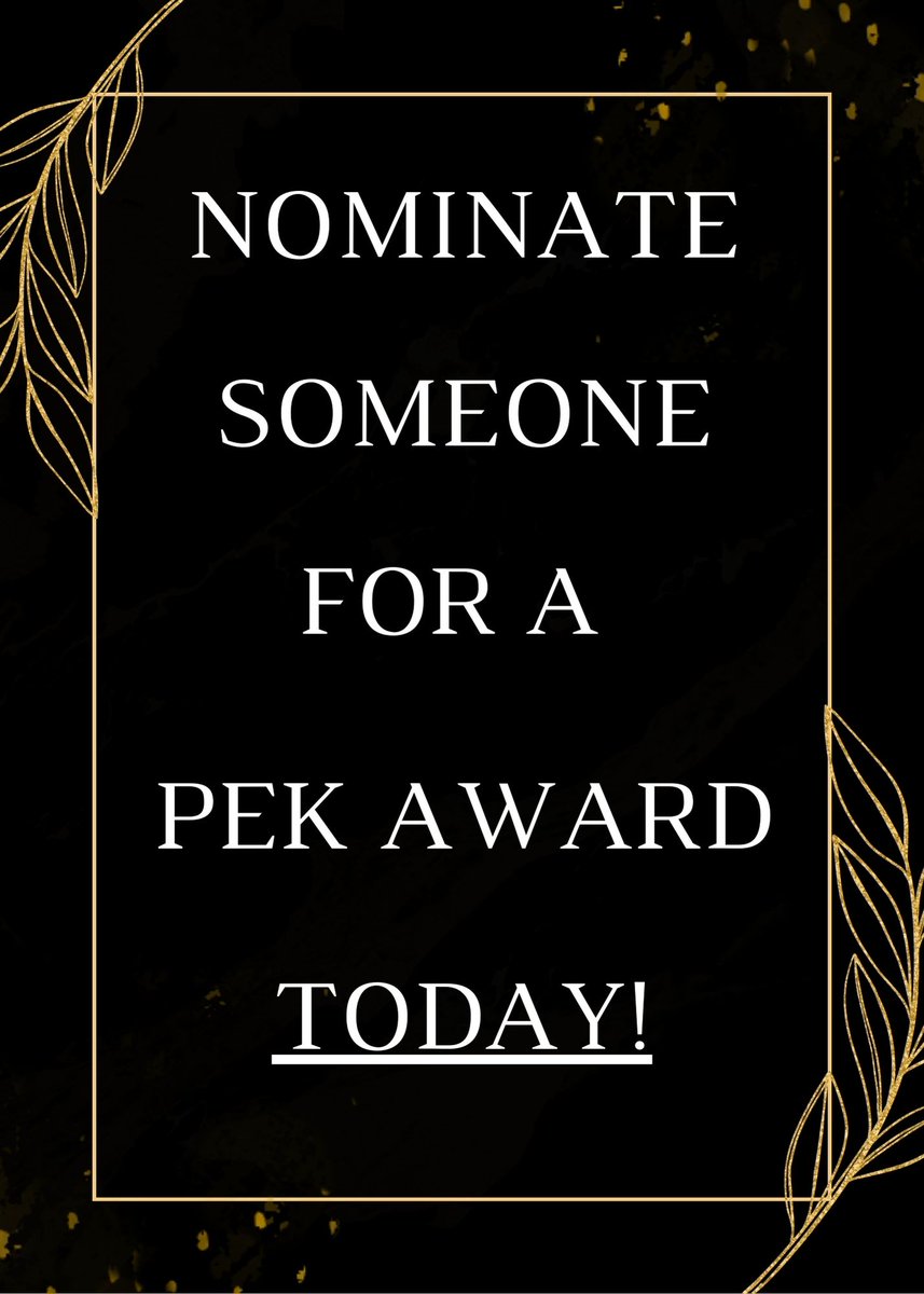 🚨 PEK Chapters: Nominations for the Phi Epsilon Kappa Fraternity Award are open until February 16, 2026! Submit your nominations via: phiepsilonkappa.org Don't miss out on this opportunity!