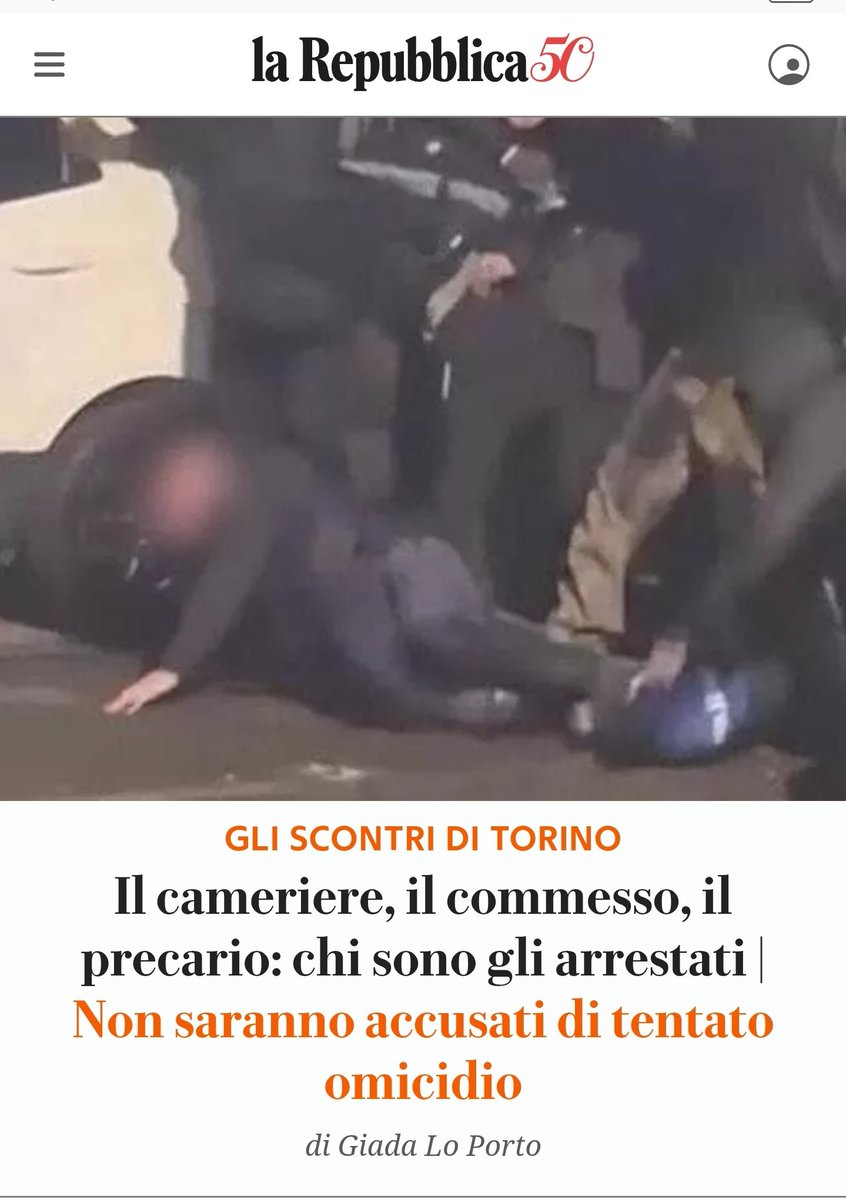 Beh è ovvio no? Il carabiniere che si difende viene indagato per omicidio (ATTO DOVUTO 🙄), il delinquente che con un branco prende a martellate un poliziotto a terra non sia mai che possa essere indagato per tentato omicidio... ma va... 
Cominciamo a votare SÌ e poi ci pensiamo.
