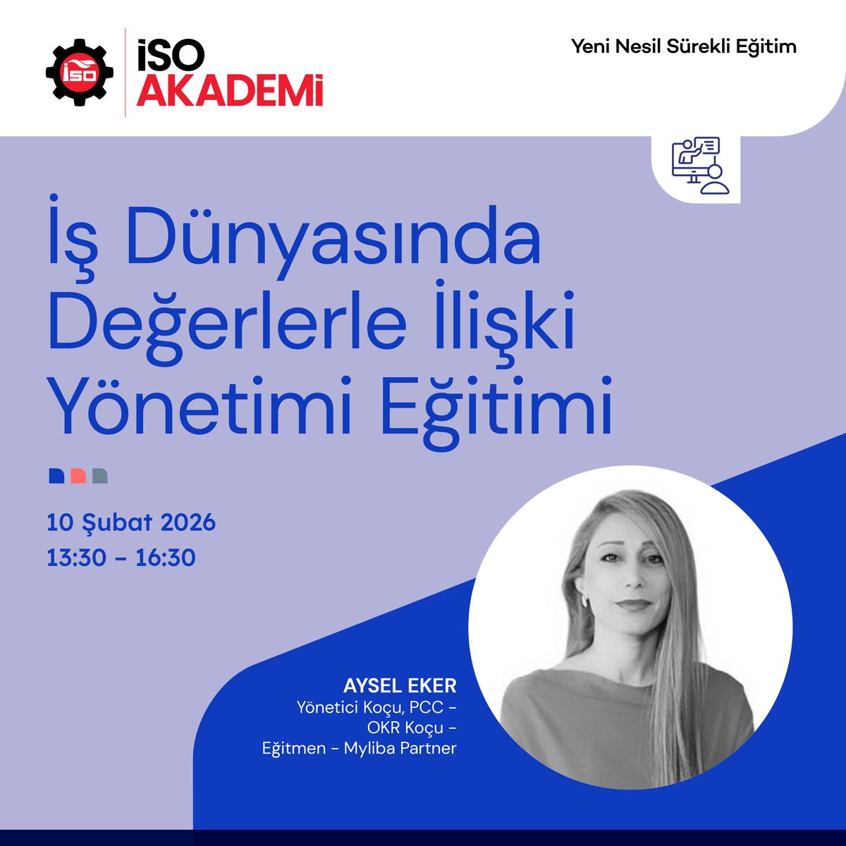 İş Dünyasında Değerlerle İlişki Yönetimi Webinarı ile katılımcıların; iş hayatında kendi değerlerini ve bu değerlerin davranışlara yansımasını fark etmeleri, başkalarının değerlerini anlayarak daha doğru iletişim kurmaları ve güvene dayalı, güçlü iş ilişkileri geliştirmeleri