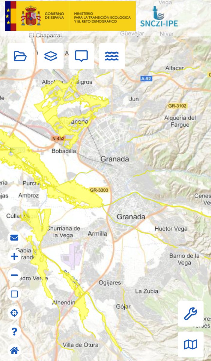 samurivas_meteo's tweet photo. Está cartografía de áreas inundables os puede servir de gran ayuda para ver si vuestra vivienda se encuentra en una zona expuesta al desbordamiento de cauces fluviales.

⬇️⬇️⬇️
https://t.co/klJVmBAYV4 https://t.co/WctaTCvZYQ