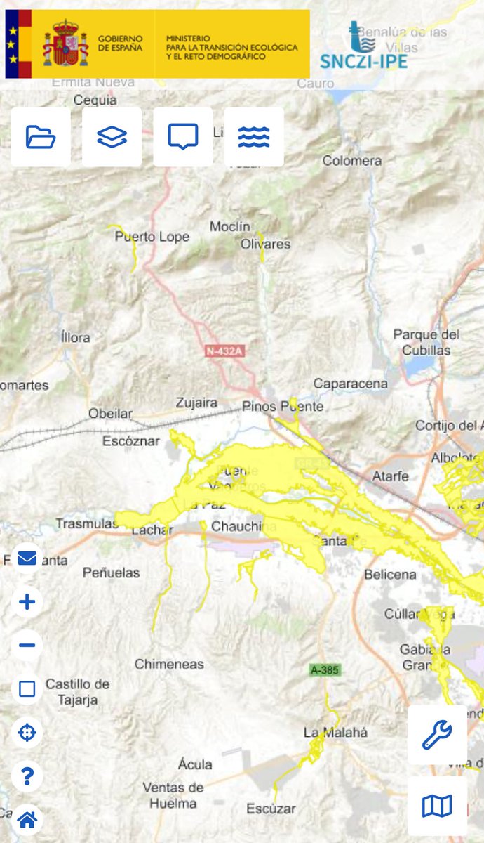 samurivas_meteo's tweet photo. Está cartografía de áreas inundables os puede servir de gran ayuda para ver si vuestra vivienda se encuentra en una zona expuesta al desbordamiento de cauces fluviales.

⬇️⬇️⬇️
https://t.co/klJVmBAYV4 https://t.co/WctaTCvZYQ