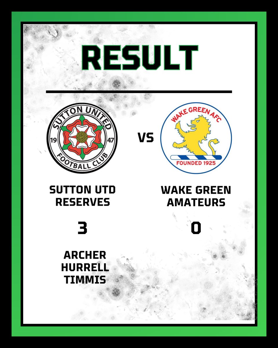 Sutton United Reserves tweet media