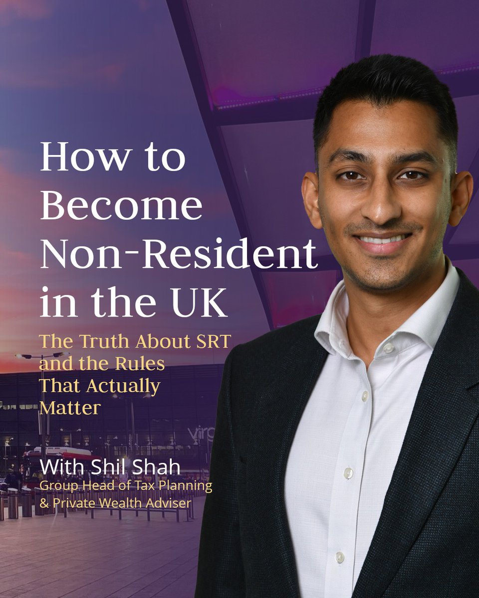 𝗕𝗲𝗰𝗼𝗺𝗶𝗻𝗴 “𝗻𝗼𝗻-𝗿𝗲𝘀𝗶𝗱𝗲𝗻𝘁” 𝗶𝘀𝗻’𝘁 𝗮 𝗳𝗲𝗲𝗹𝗶𝗻𝗴.
𝗜𝘁’𝘀 𝗮 𝘁𝗲𝘀𝘁. 𝗔𝗻𝗱 𝗛𝗠𝗥𝗖 𝗺𝗮𝗿𝗸𝘀 𝗶𝘁 𝘀𝘁𝗿𝗶𝗰𝘁𝗹𝘆.

In reality, it starts with the Statutory Residence Test, and that’s where many people fail without realising.

skyboundwealth.com/technical-guid…