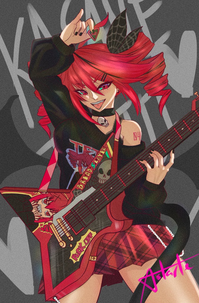 Punk Rock Teto with Bread Slayer  (Guitar) Happy Teto Tuesday #重音テト