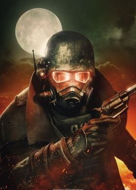 RazorwireRPG's tweet photo. All these years later and you just can't go past how great a Protagonist Avatar the Courier is. They nailed creating a cooler than hell representation of a Wasteland Ranger, or Mojave Monster. Someone players can imprint on, but instantly brings to mind the adventure, danger and excitement of New Vegas. Did they know the impact this Avatar would have all these years later? The endless fan art? The aura farming? The mods and cosplay? Alongside Halo's the Chief, Samus Aran and the Doom Slayer - I can't really think of many other "faceless" heroes (or villains) this damn cool.