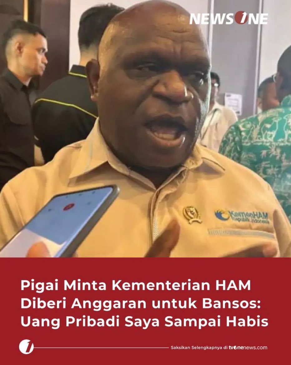 Busyet baru kali ini ada menteri jatuh miskin <a href="/prabowo/">Prabowo Subianto</a> <a href="/NataliusPigai2/">NataliusPigai</a> 

Anggaran Ndasmu 
Duit Pribadi Ndasmu