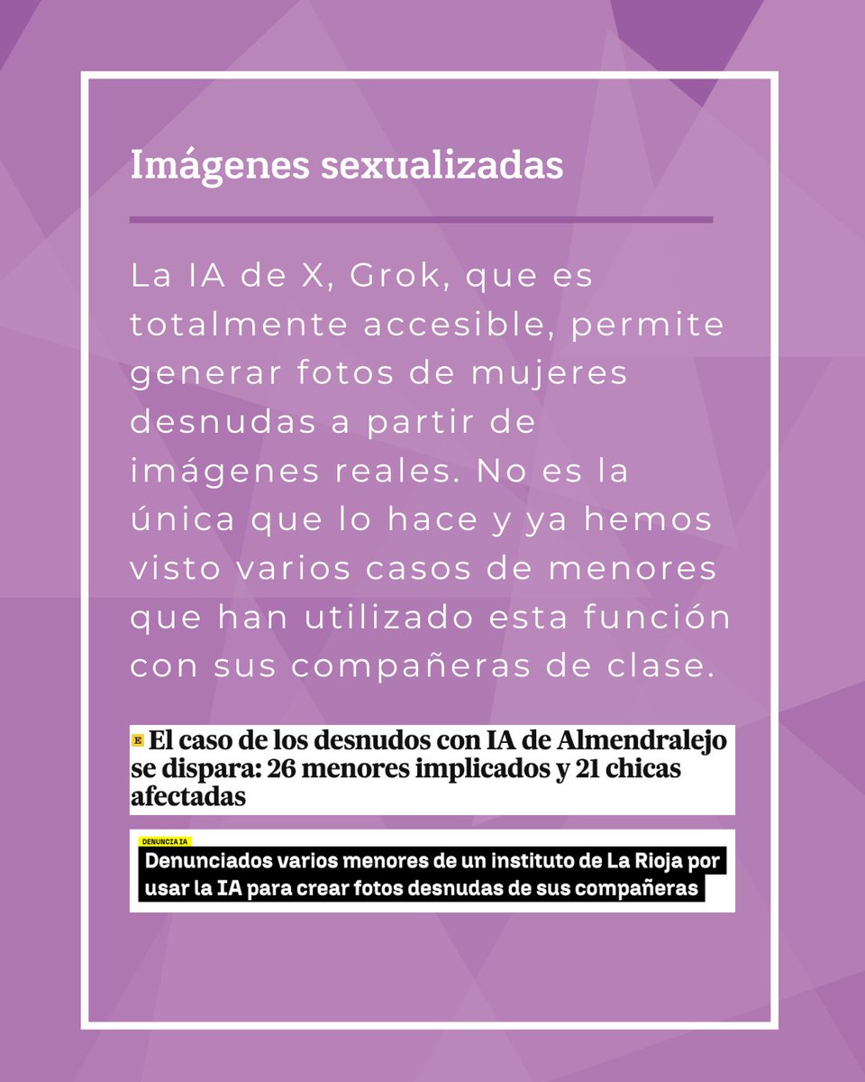 mujeresjuezas's tweet image. La irrupción de la IA y su democratización (ahora cualquiera puede acceder a herramientas como ChatGPT o Grok) ha hecho más evidente el problema de los deep fakes.🎞️

#mujeresjuezas #deepfakes #violenciadigital #justiciafeminista