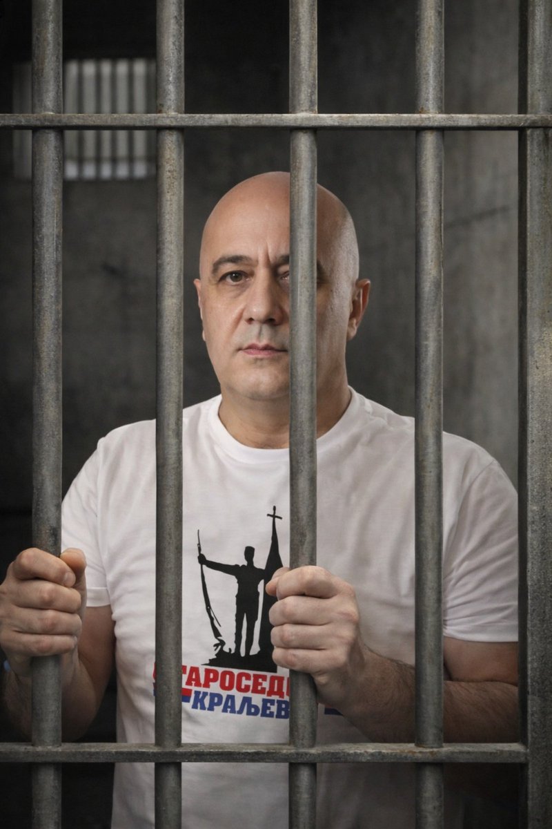 Naš Ivan još uvek nije slobodan čovek! Jedini politički zatvorenik u Evropi.
Niko nije slobodan dok SVI nismo slobodni! #pravdazaivanamatovica #kraljevo <a href="/ivan_matovic/">Ivan Matovic</a>