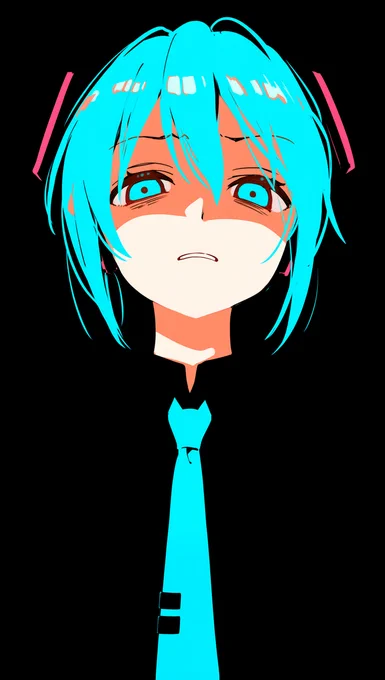 #初音ミク "Where is my …?" SFW illustration