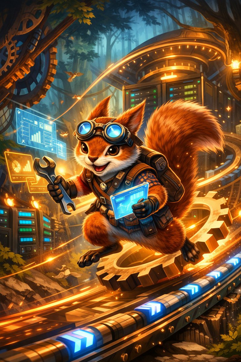 rales68's tweet photo. Met Dex the Squirrel, the true engine of momentum at Camp Haven. Lightning fast syncs, smart caching, zero stalls. Love how Dex represents relentless optimization and speed powering @datahaven_xyz every single day.

@DataHaven_xyz Dex https://t.co/e5Qtvn0F6P