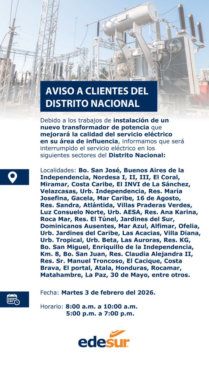 Edesur Dominicana tweet media