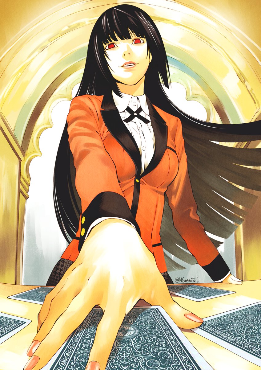 NGreentail's tweet image. Kakegurui Masho