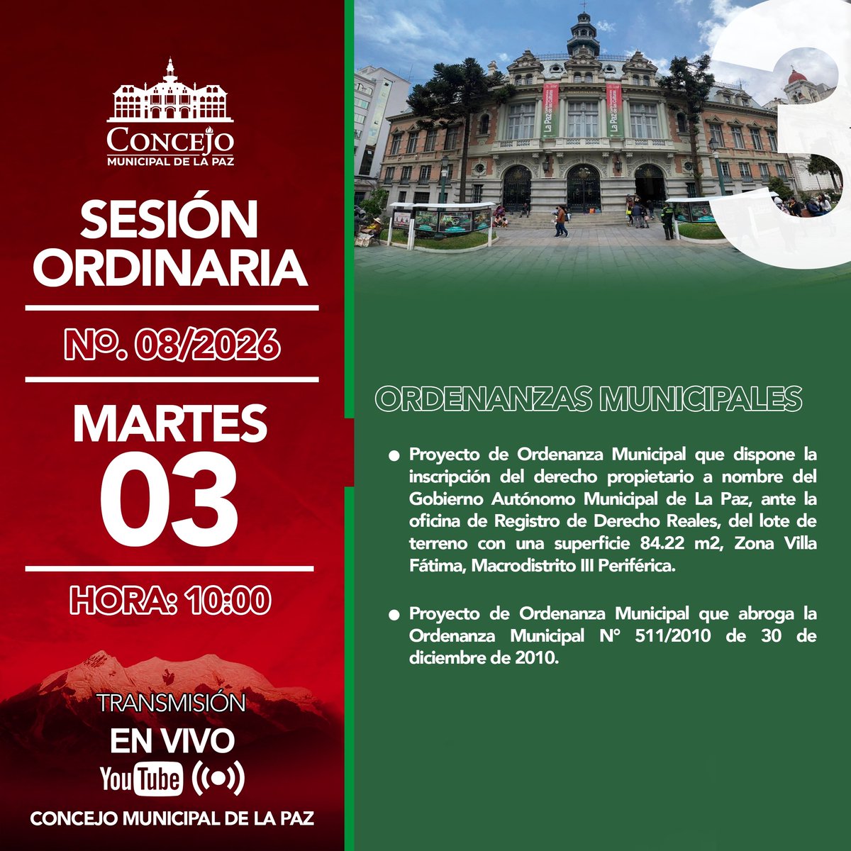 Concejo Municipal de La Paz tweet media