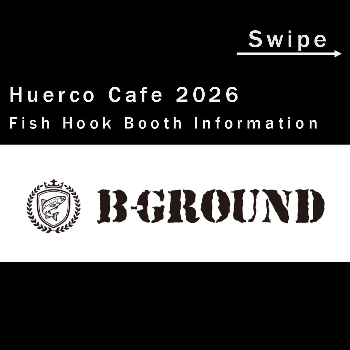 FishHook_2023's tweet photo. @Dakkun24 @amuca_official 【Fish Hookブースのお知らせ☕️】
Huerco Cafe 2026のFish HookブースにてB-GROUND様の限定クラピー（トレブル）とステッカー、キーホルダーの販売をさせて頂きます🙏✨可愛らしい見た目と実釣性能をもったアイテムを是非、お楽しみください🎨
#huercocafe2026 https://t.co/bLDn5BYhr8