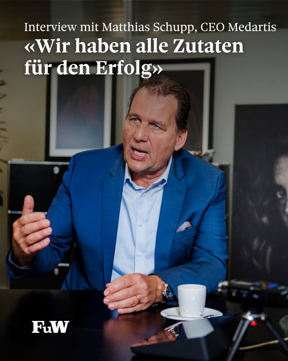 Das Basler Orthopädieunternehmen steckt in einer spannenden Phase. Vor allem in den USA ist das Potenzial «riesig», sagt der Medartis-Chef.

Lesen Sie das Interview hier: fuw.ch/medartis-ceo-m…

Bilder: Nathalie Taiana