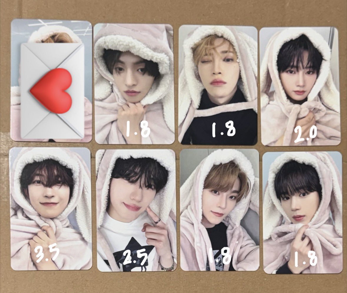 ꒰ ยังไม่ดีล🇰🇷/ไม่พร้อมส่ง ꒱
♡ EUPHORIA ♡

🌱Makestar กระต่าย
1.8 = 610
2.0 = 670
2.5 = 820
3.5 = 1,120

𝐱 𝐧𝐨𝐭 𝐦𝐲 𝐩𝐢𝐜 / 𝐧𝐨 𝐯𝐢𝐝𝐞𝐨 𝐱

✅พร้อมโอนเท่านั้น |❌ไม่รับจอง,มัดจำ❌
✈️ราคารวมส่งกลับไทย
📦ค่าส่งในไทย eco 30 / ems 45
#ตลาดนัดALPHADRIVEONE #ตลาดนัดALD1 ดีล