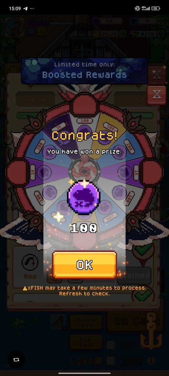 Today as usual I spun the daily wheel, but only got 100 xFISH😂

<a href="/FishingFrenzyCo/">Fishing Frenzy</a> <a href="/Ronin_Network/">Ronin</a> <a href="/xderek/">Derek 🗺️</a>