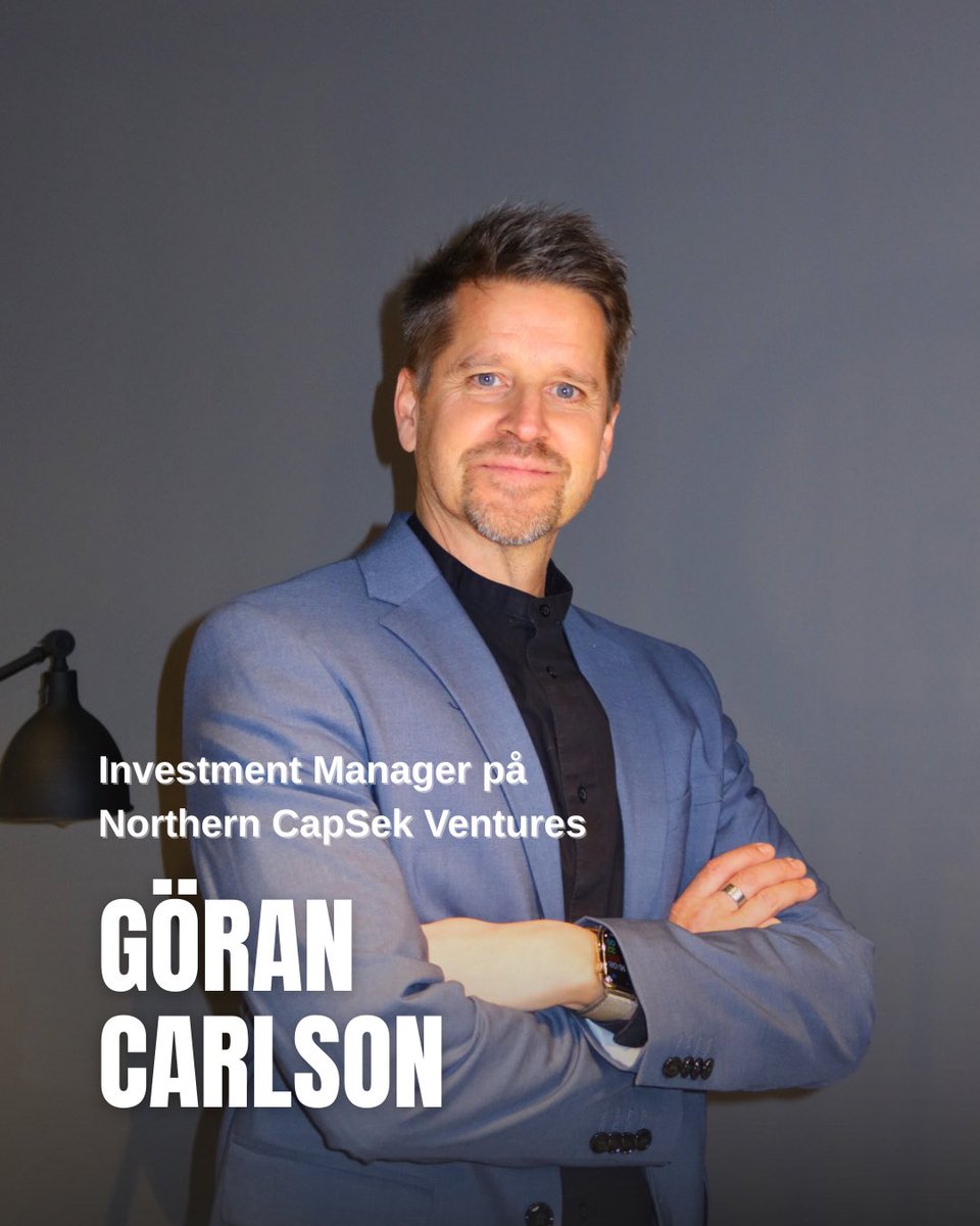 Northern_CapSek's tweet photo. Möt Göran Carlson, styrelseledamot och Investment Manager på Northern CapSek Ventures. Göran Carlson representerar CapSek i norra Sveriges tillväxtkluster och har över 20 års erfarenhet av investeringar, främst inom tech, i Sverige och internationellt. https://t.co/NN1kVXygHn