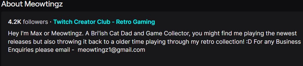 Well... This is VERY cool! 
Thanks <a href="/TwitchUKI/">Twitch UK & Ireland</a> / <a href="/Twitch/">Twitch</a>  for accepting me into your Retro Gaming Stream Team 😍