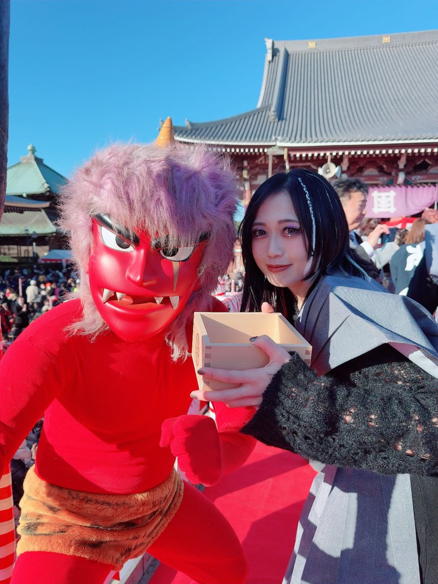 👹本日節分👹 上谷沙弥選手が東京・池上本門寺の「節分追儺式」に参加