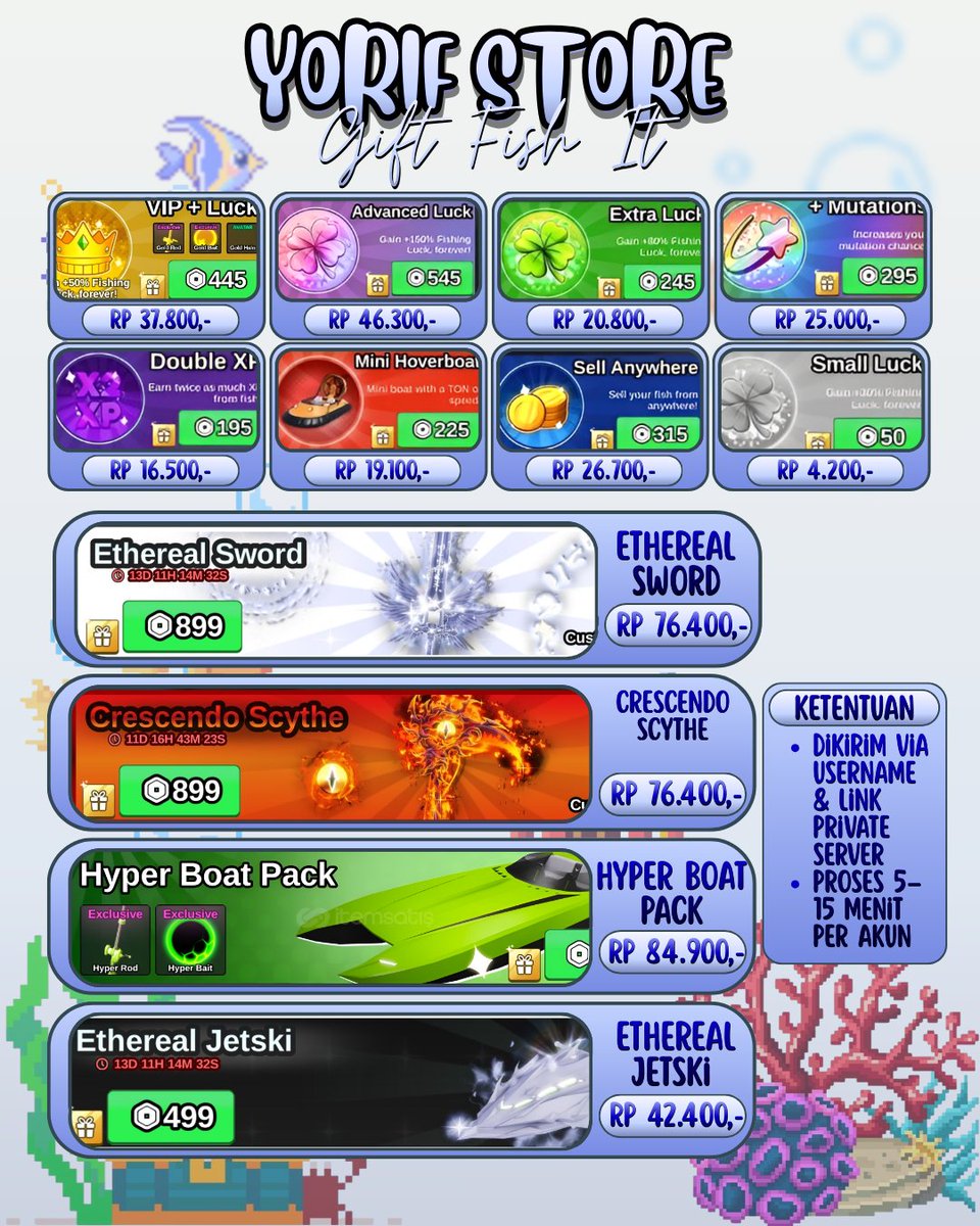 yorif | SELL GIG FISH IT! 🐟 tweet media