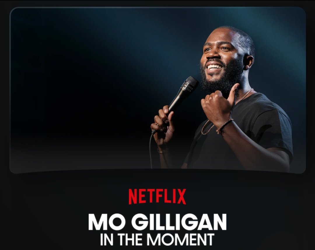 CinemaRareIN's tweet image. Mo Gilligan takes on Hollywood — and lives to tell the tale. In this lively special, the Londoner dishes on fame, family and being British in America.

Stand-up comedy special #MoGilligan: #InTheMoment (2026), now streaming on @NetflixIndia.